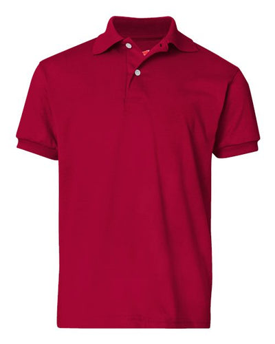 Hanes Youth EcoSmart® Jersey Polo