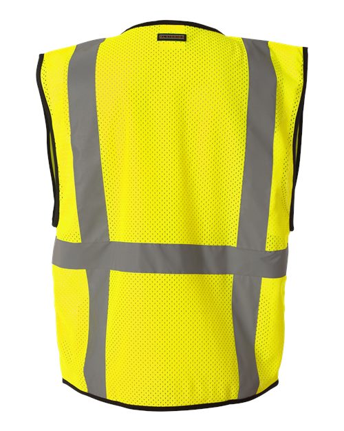 Kishigo Unisex Economy Mesh 6-Pocket Vest - Back