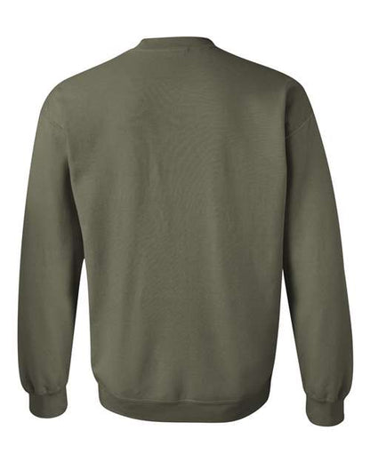 Unisex Heavy Blend™ Crewneck Sweatshirt - Military Green Back