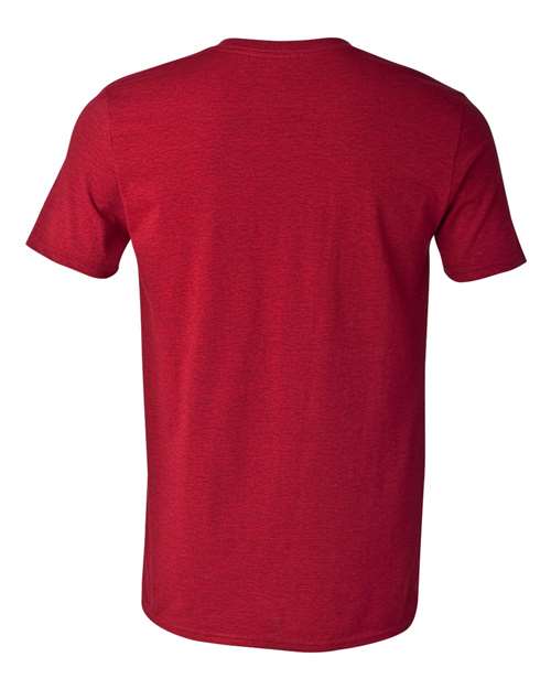 Unisex Softstyle® T-Shirt - Antique Cherry Red Back