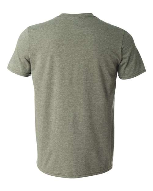 Unisex Softstyle® T-Shirt - Heather Military Green Back
