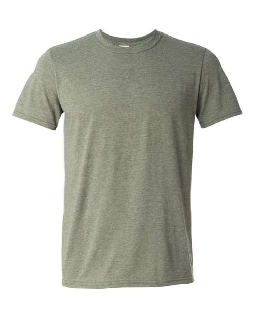 Unisex Softstyle® T-Shirt - Heather Military Green Front