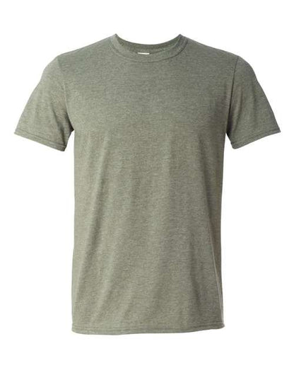 Unisex Softstyle® T-Shirt - Heather Military Green Front