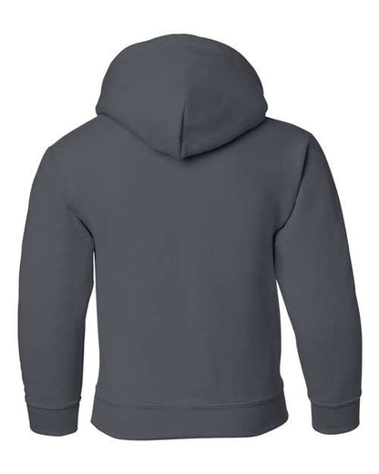 Youth Heavy Blend™ Hooded Sweatshirt - Charcoal Back