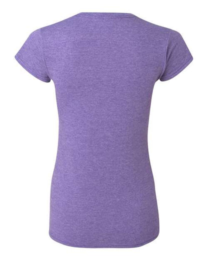Women's Softstyle® T-Shirt - Heather Purple Back