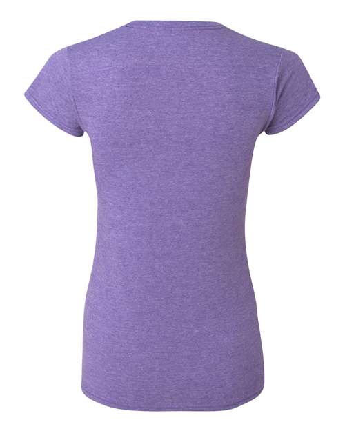 Women's Softstyle® T-Shirt - Heather Purple Back