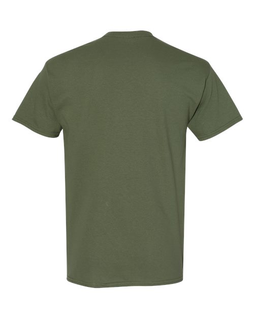 Youth Heavy Cotton™ T-Shirt - Military Green Back