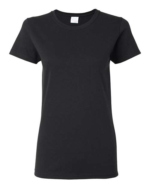Women's Heavy Cotton™ T-Shirt - Black Front