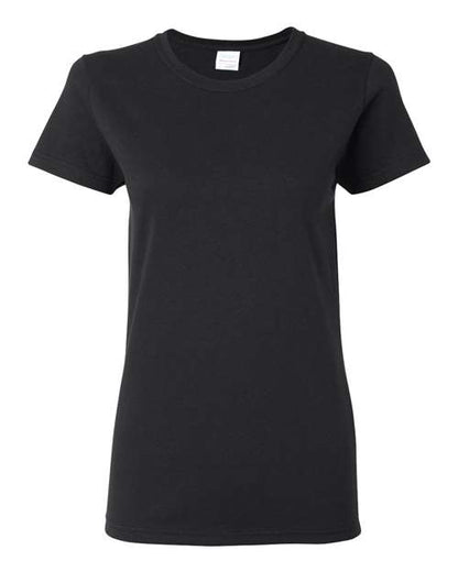 Women's Heavy Cotton™ T-Shirt - Black Front