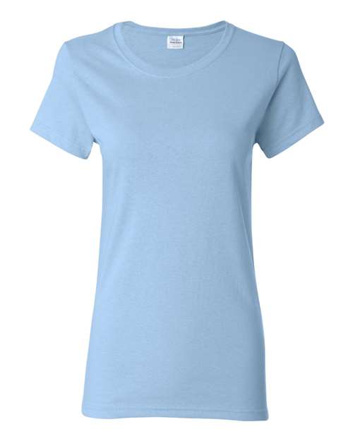 Women's Heavy Cotton™ T-Shirt - Light Blue Front