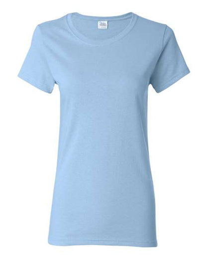 Women's Heavy Cotton™ T-Shirt - Light Blue Front