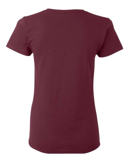 Women's Heavy Cotton™ T-Shirt - Maroon Back