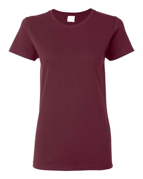 Women's Heavy Cotton™ T-Shirt - Maroon Front