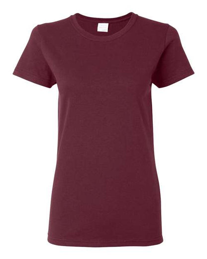 Women's Heavy Cotton™ T-Shirt - Maroon Front