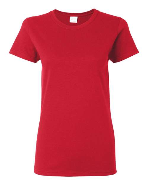Women's Heavy Cotton™ T-Shirt - Red Front