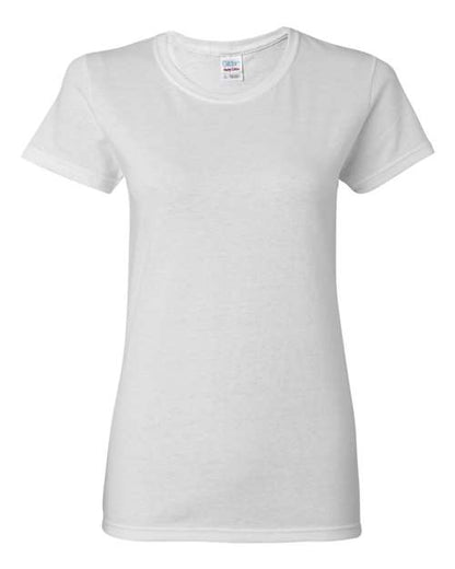 Women's Heavy Cotton™ T-Shirt - White Front