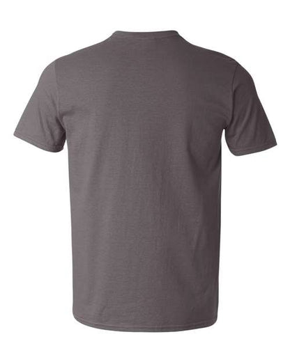 Unisex Softstyle® V-Neck T-Shirt - Charcoal Back