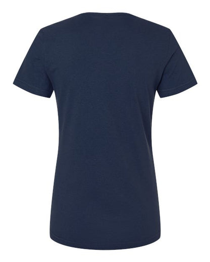 Women's Softstyle® V-Neck T-Shirt - Navy Back