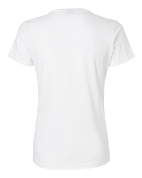 Women's Softstyle® V-Neck T-Shirt - White Back