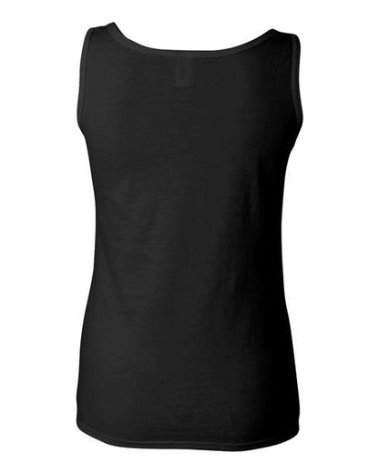 Women's Softstyle® Tank Top - Black Back
