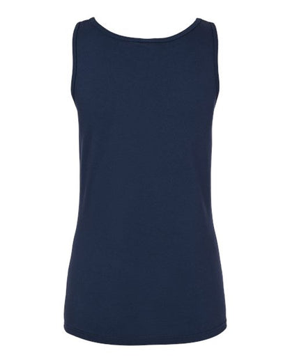 Women's Softstyle® Tank Top - Navy Back