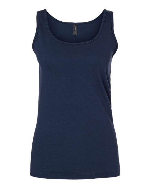 Women's Softstyle® Tank Top - Navy Front
