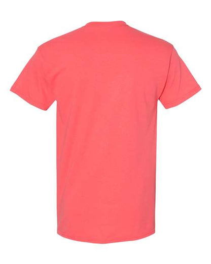 Unisex Heavy Cotton™ T-Shirt - Coral Silk Back