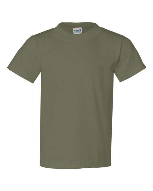 Gildan Youth Heavy Blend™ Hooded Sweatshirt - Sand Front
