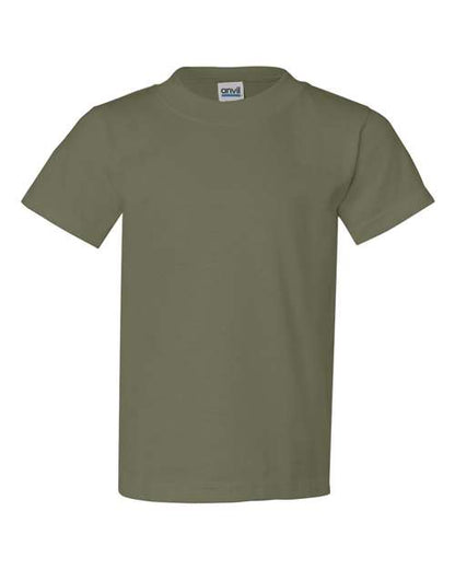 Gildan Youth Heavy Blend™ Hooded Sweatshirt - Sand Front