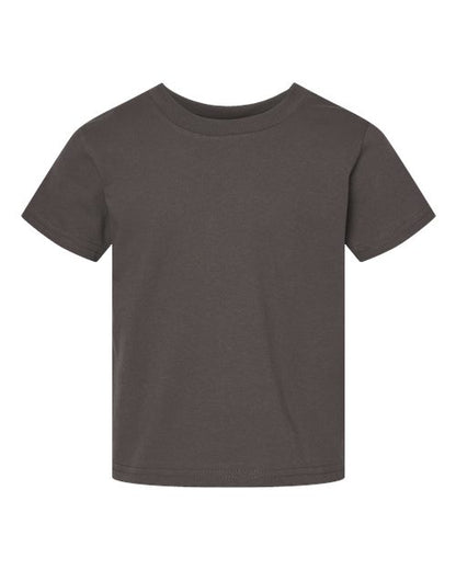 Rabbit Skins Toddler Cotton Jersey Tee - Charcoal Front