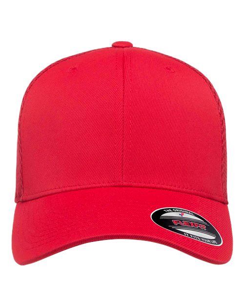 Flexfit Ultrafiber Mesh Cap - Red Front