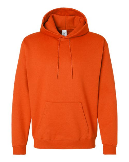 Hanes Unisex EcoSmart® Hooded Sweatshirt - Orange Front