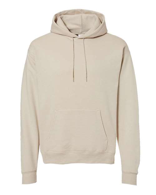 Hanes Unisex EcoSmart® Hooded Sweatshirt - Sand Front