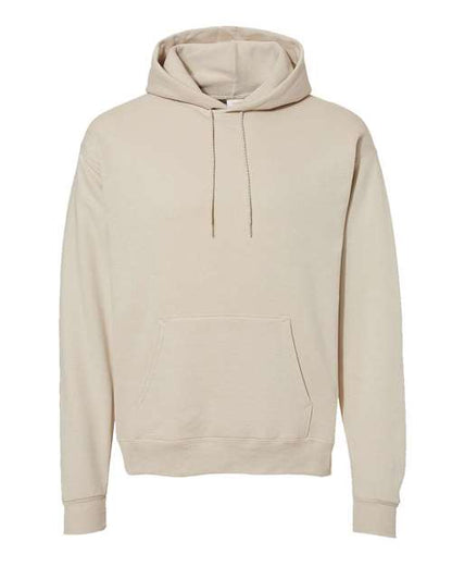 Hanes Unisex EcoSmart® Hooded Sweatshirt - Sand Front
