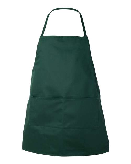 Liberty Bags Two-Pocket Butcher Apron - Forest Front