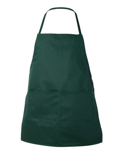 Liberty Bags Two-Pocket Butcher Apron - Forest Front