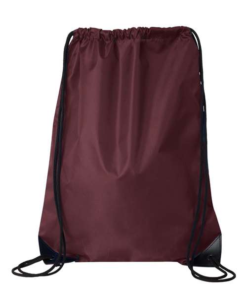 Liberty Bags Value Drawstring Bag - Maroon Front