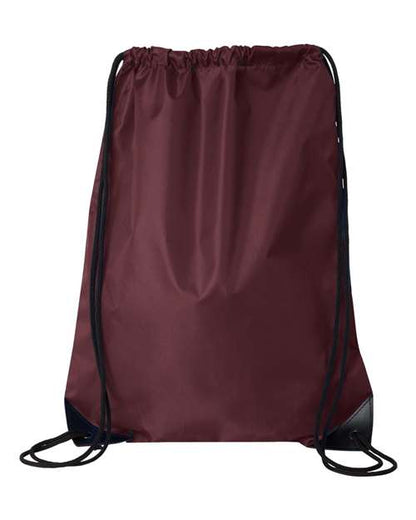 Liberty Bags Value Drawstring Bag - Maroon Front