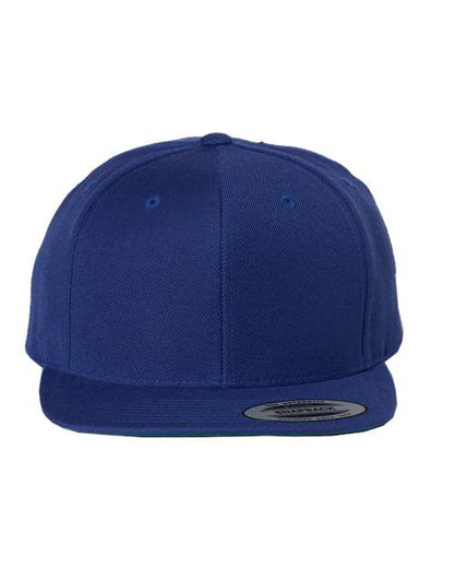 YP Classics Premium Flat Bill Snapback Cap - Royal Blue Front