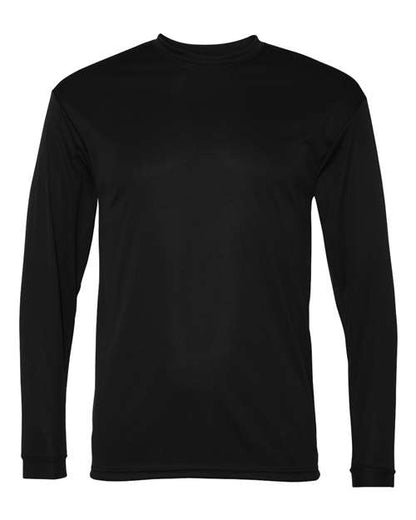 Unisex Performance Long Sleeve T-Shirt - Black Front