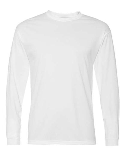 C2 Sport Unisex Performance Long Sleeve T-Shirt - White Front
