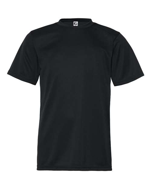 C2 Sport Youth Performance T-Shirt - Black Front