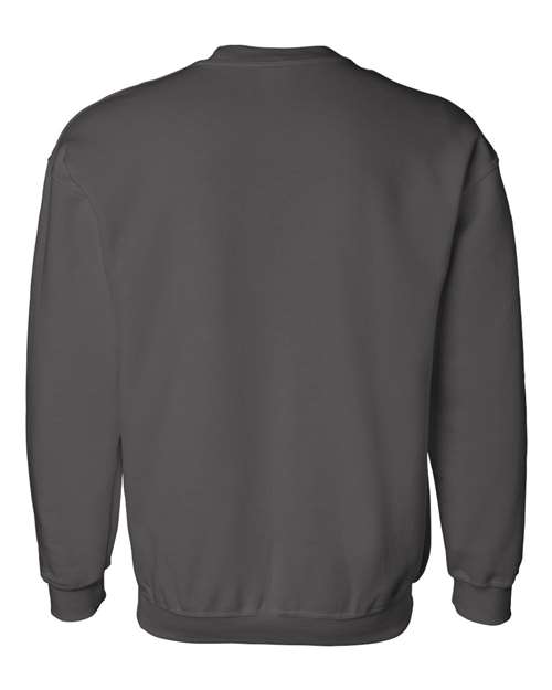 Unisex DryBlend® Crewneck Sweatshirt - Charcoal Back