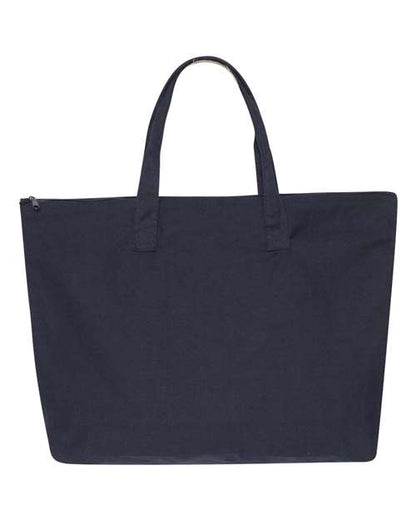 Liberty Bags Tote with Top Zippered Closure - Navy Front