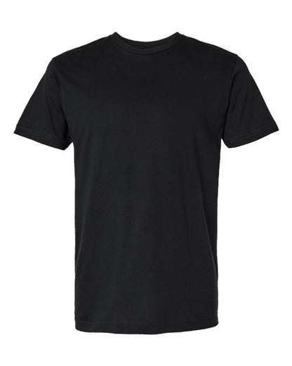 LAT Unisex Fine Jersey Tee - Black Front