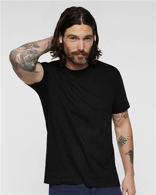 LAT Unisex Fine Jersey Tee - Model Front