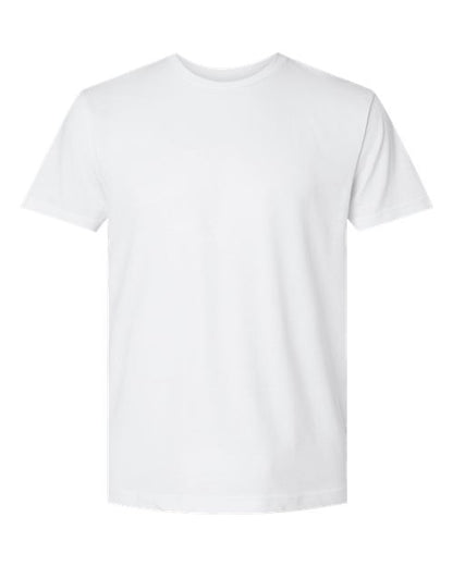 LAT Unisex Fine Jersey Tee - White Front