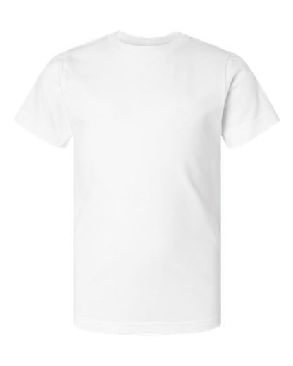 LAT Youth Fine Jersey Tee - White Front