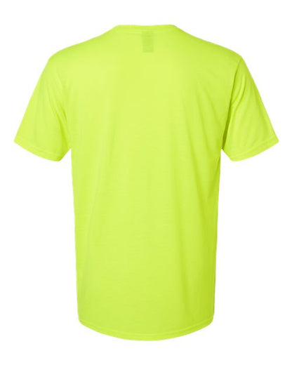 Unisex Performance® T-Shirt - Safety Green Back