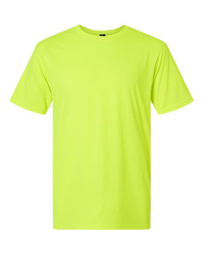 Unisex Performance® T-Shirt - Safety Green Front